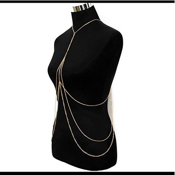 Gold body chain - Picture 3 of 3